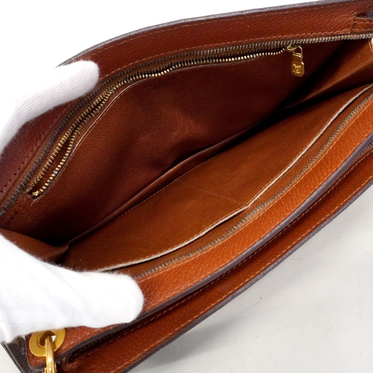 Louis Vuitton Shoulder Bag Monogram Enghien Brown — view 4
