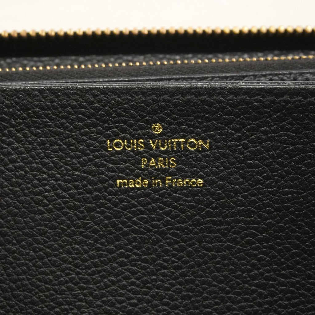 Louis Vuitton Wallet Monogram Empreinte Zippy Noir — view 4