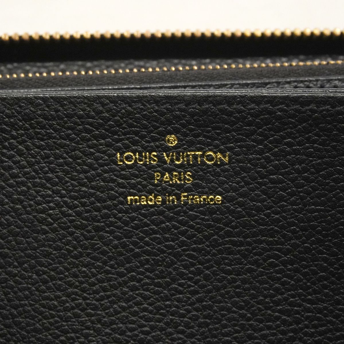 Louis Vuitton Wallet Monogram Empreinte Zippy Noir — view 4