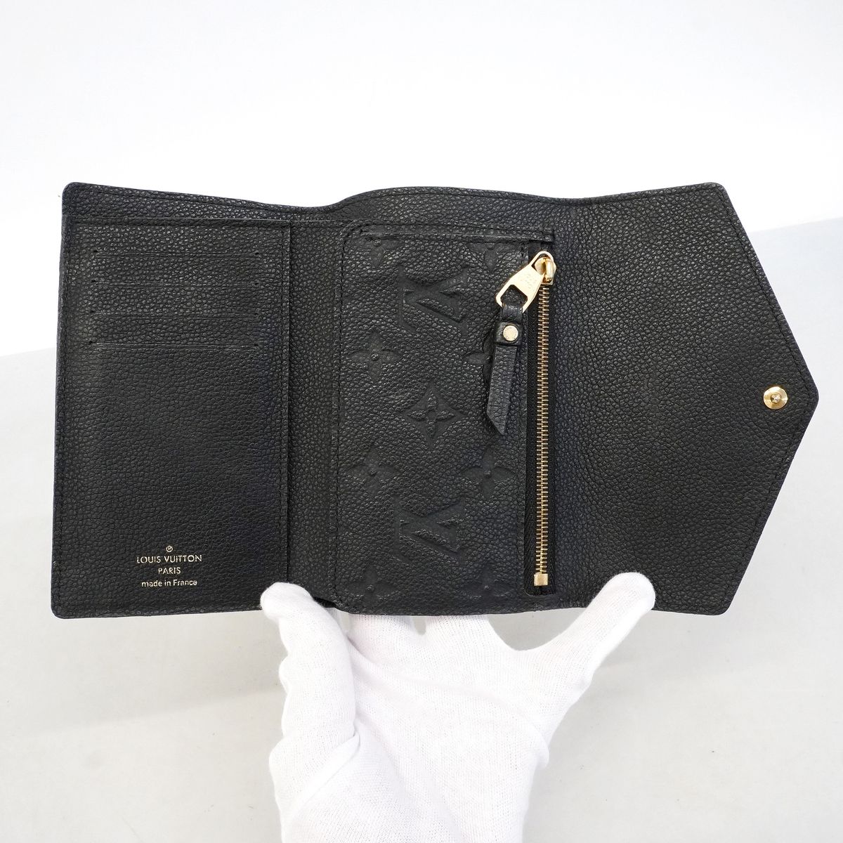 Louis Vuitton Trifold Wallet Monogram Empreinte Portefeuille Curieuse Compact — view 4
