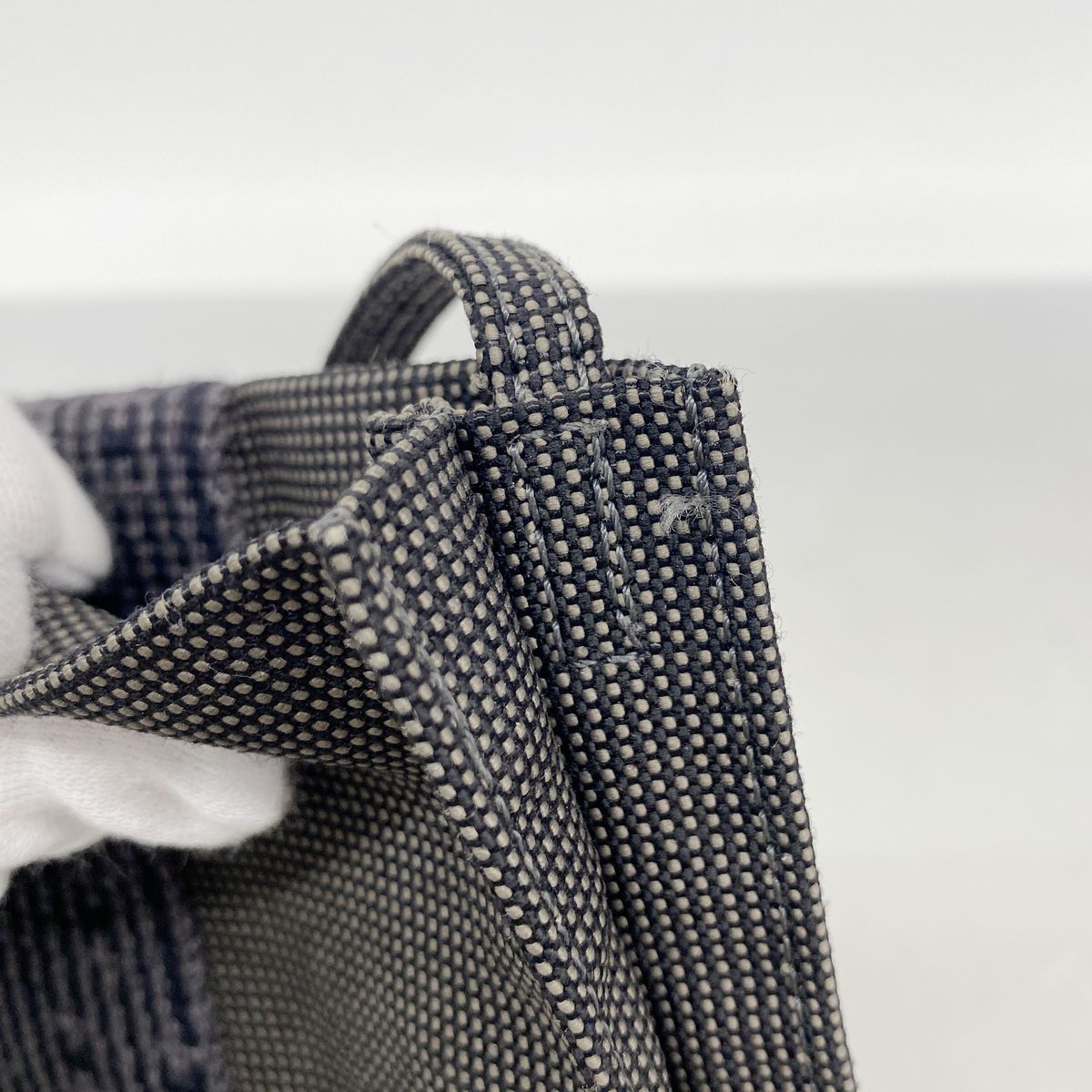 Hermes Shoulder Bag Her Line Pochette Nylon Gray — view 6
