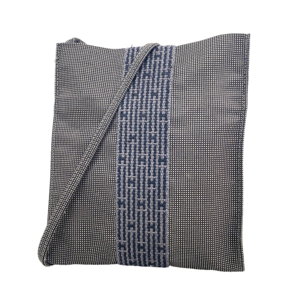 Hermes Shoulder Bag Her Line Pochette Nylon Gray