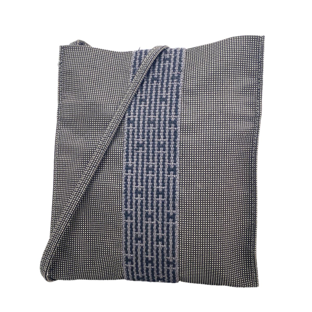 Hermes Shoulder Bag Her Line Pochette Nylon Gray