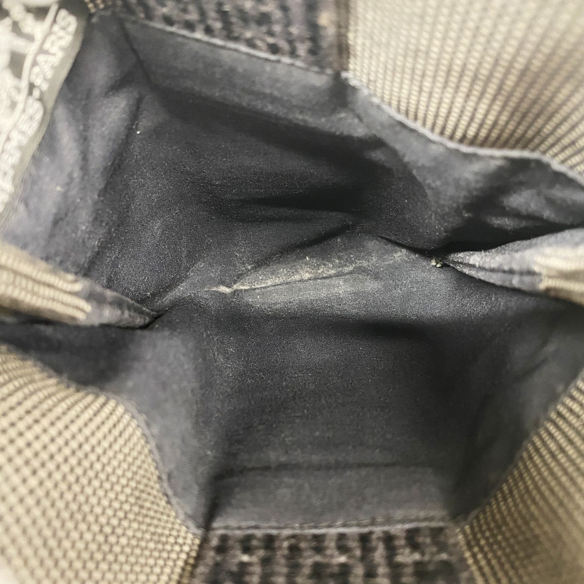 Hermes Shoulder Bag Her Line Pochette Nylon Gray — view 4
