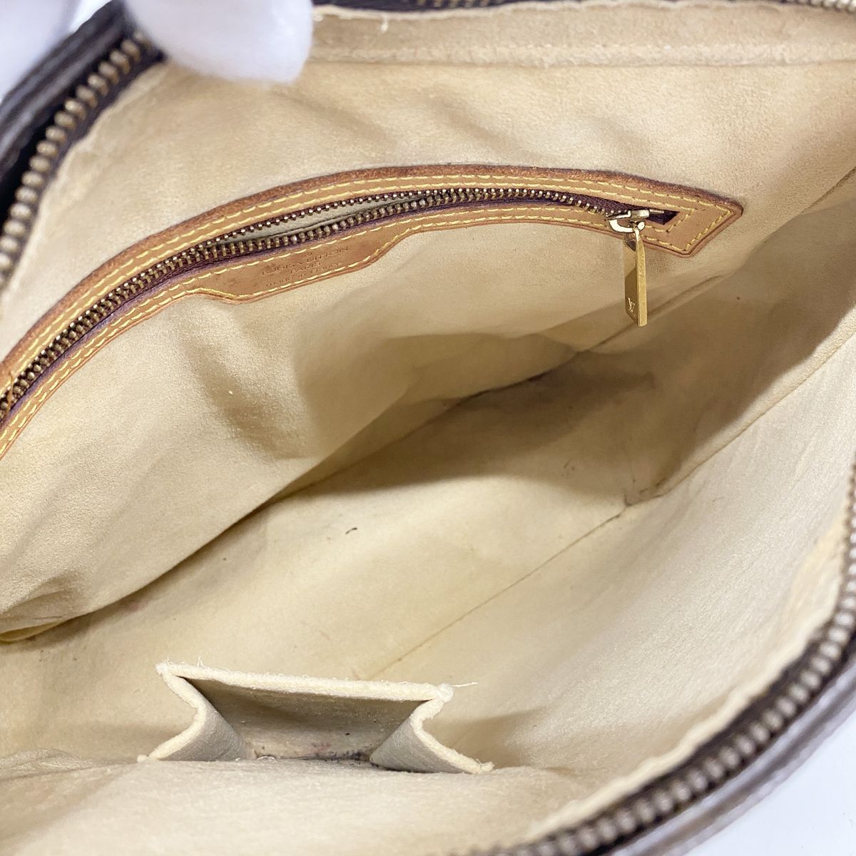 Louis Vuitton Shoulder Bag Monogram Looping GM Brown — view 4
