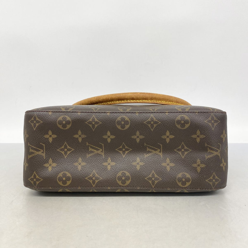 Louis Vuitton Shoulder Bag Monogram Looping GM Brown — view 3