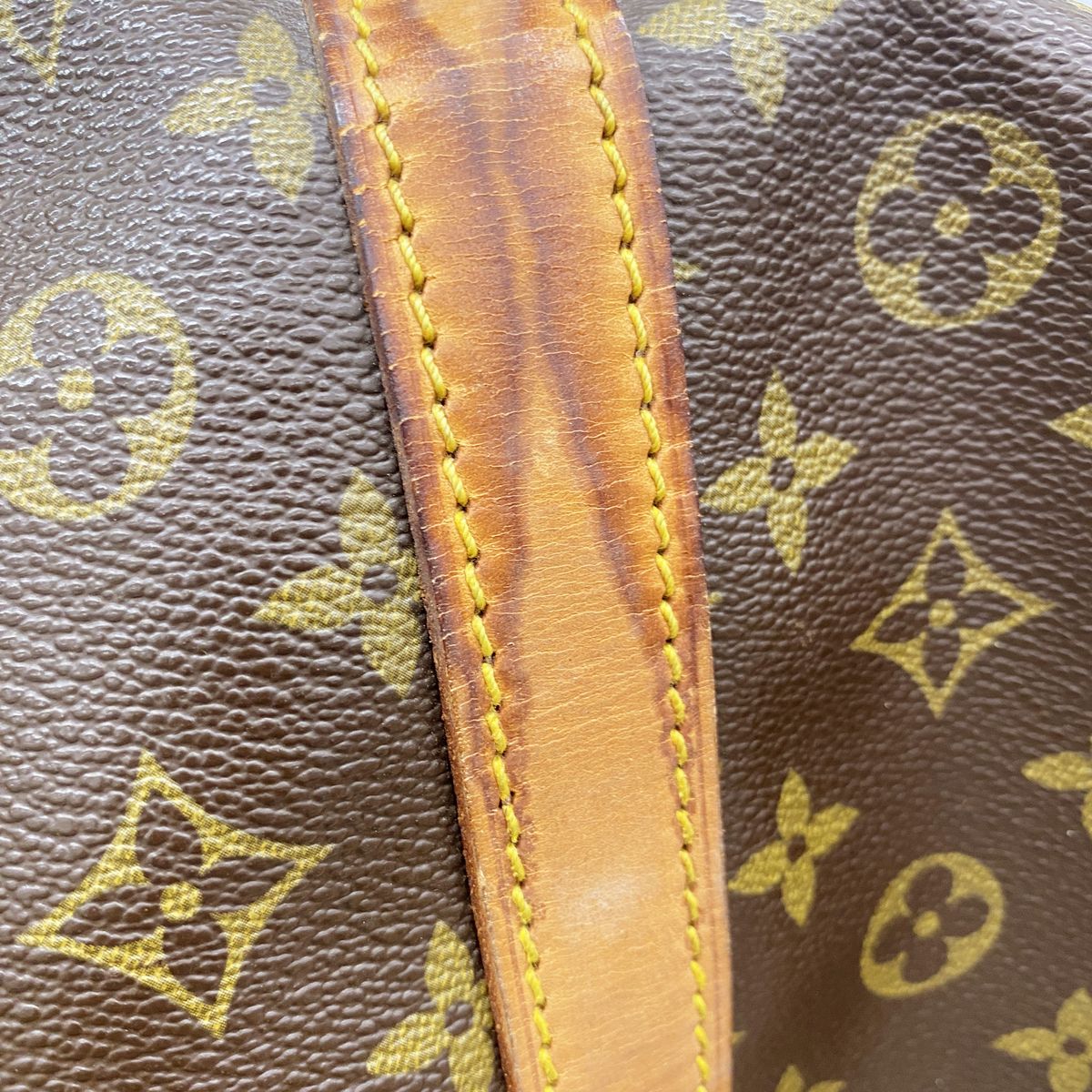 Louis Vuitton Boston Bag Monogram Keepall Bandouliere 60 Brown — view 6