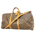 Louis Vuitton Boston Bag Monogram Keepall Bandouliere 60 Brown