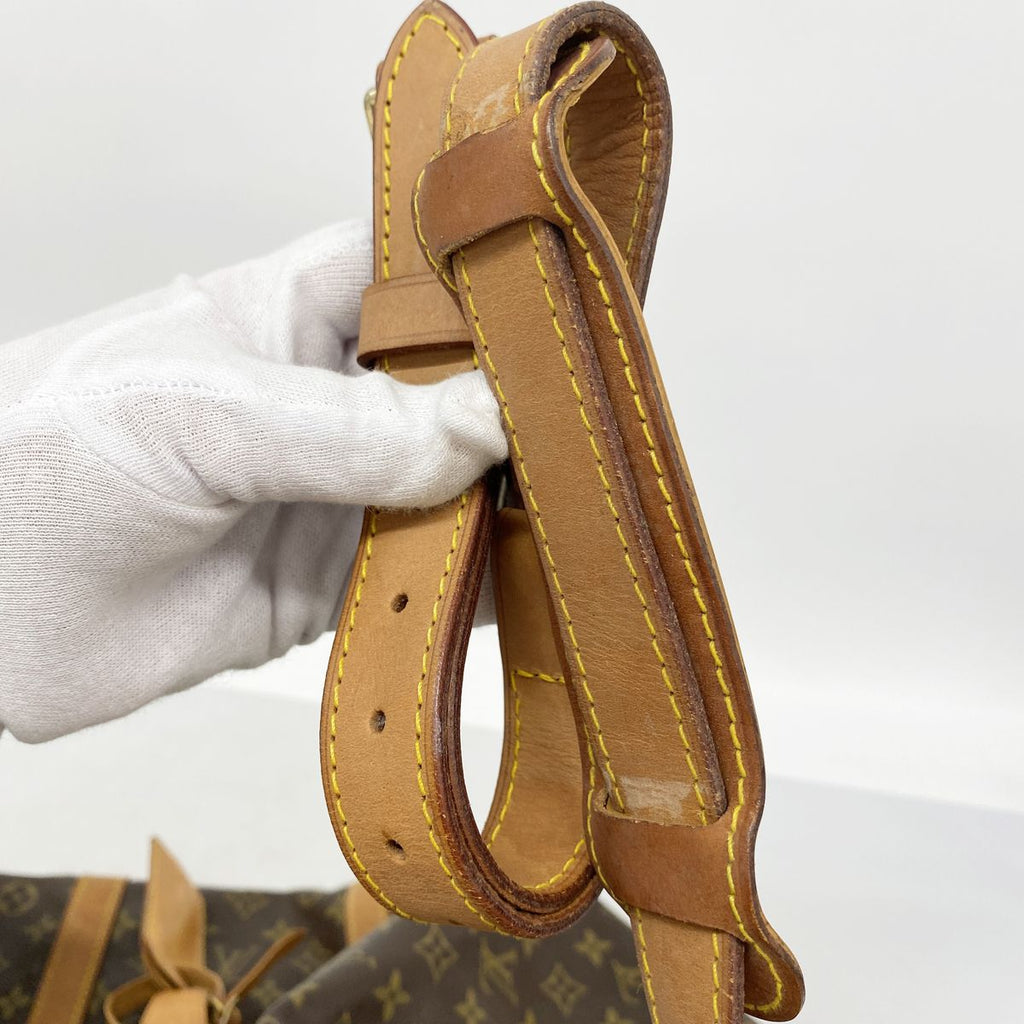 Louis Vuitton Boston Bag Monogram Keepall Bandouliere 60 Brown — view 7