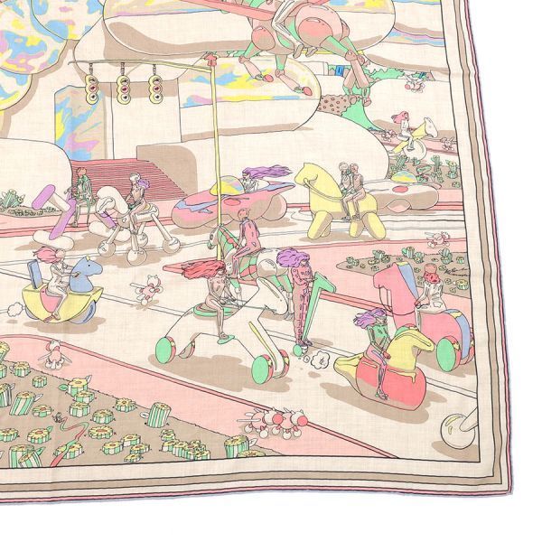 Hermes Carre Geant Cashmere Silk Scarf — view 8