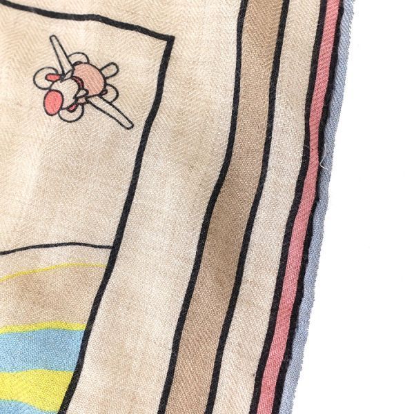 Hermes Carre Geant Cashmere Silk Scarf — view 7