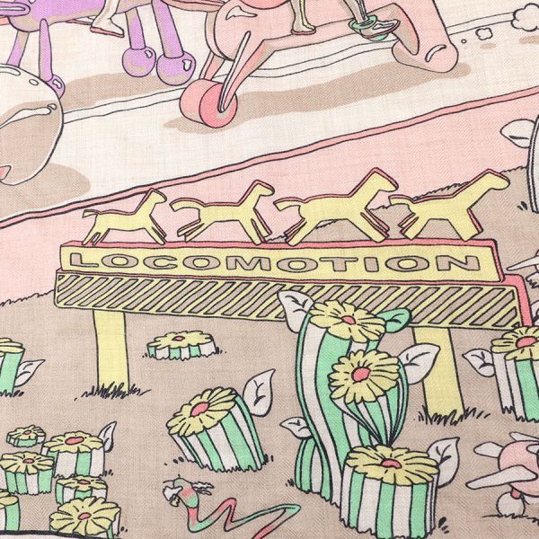 Hermes Carre Geant Cashmere Silk Scarf — view 3