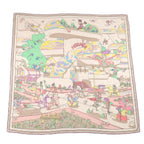 Hermes Carre Geant Cashmere Silk Scarf