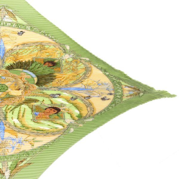 Hermes Pleated Scarf Multicolor — view 5