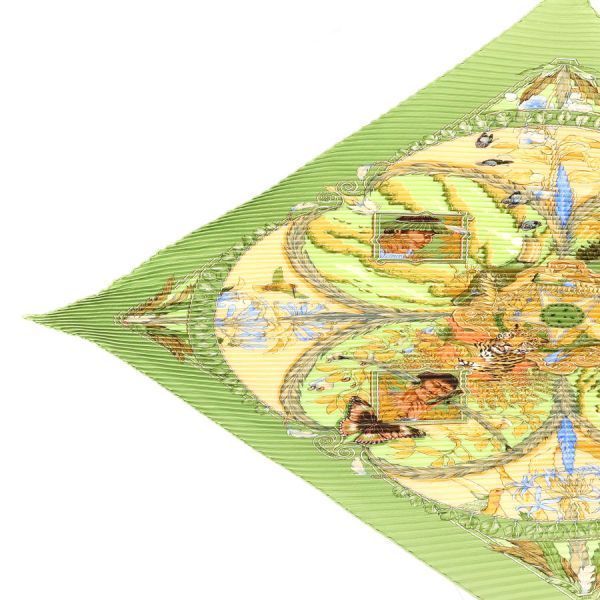 Hermes Pleated Scarf Multicolor — view 4