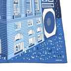Hermes Carre Scarf Blue — view 5