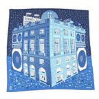 Hermes Carre Scarf Blue