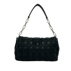 Dior with Key Cannage New Rock Lambskin Leather Shoulder Bag Black — view 3