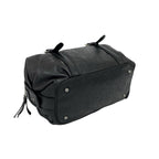 Loewe Canela Anagram Logo Floral Pattern Embossed Leather Mini Boston Bag Black — view 7