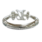 Louis Vuitton Ring LV Iconic Rhinestone Silver S JP — view 4
