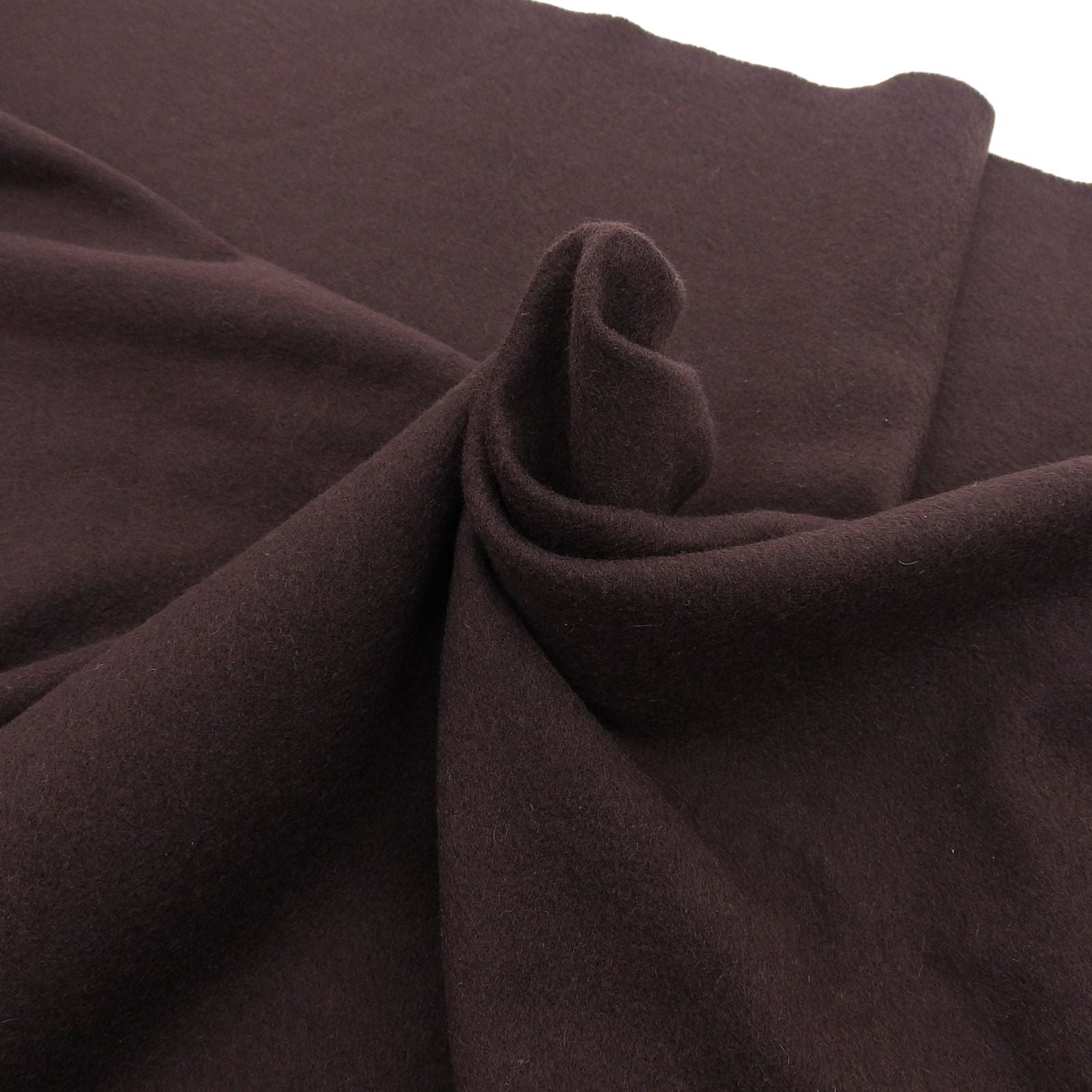 Hermes Cashmere 100% Logo Embroidery Large Shawl Scarf with Fringe Brown — view 7