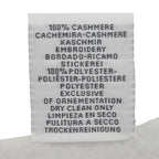 Hermes Clan Brode Roulis Nnu Cashmere 100% Logo Embroidery Scarf with Fringe — view 8