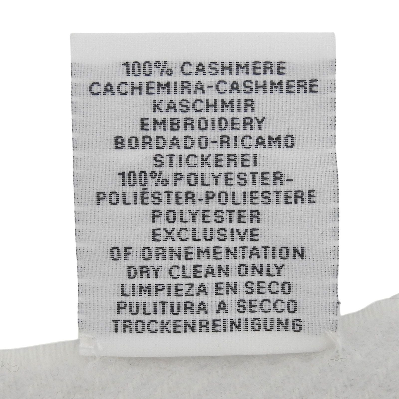 Hermes Clan Brode Roulis Nnu Cashmere 100% Logo Embroidery Scarf with Fringe — view 8