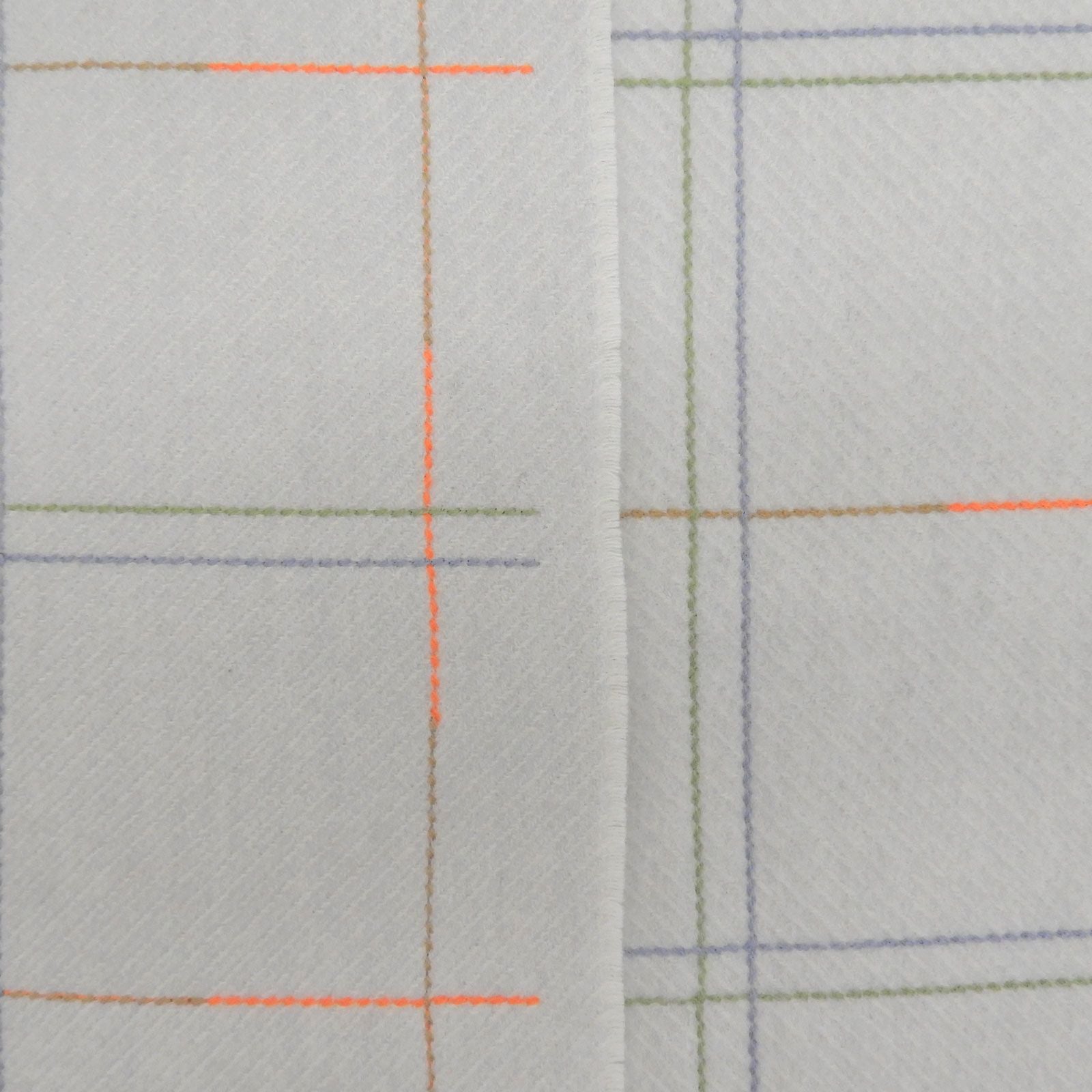 Hermes Clan Brode Roulis Nnu Cashmere 100% Logo Embroidery Scarf with Fringe — view 5