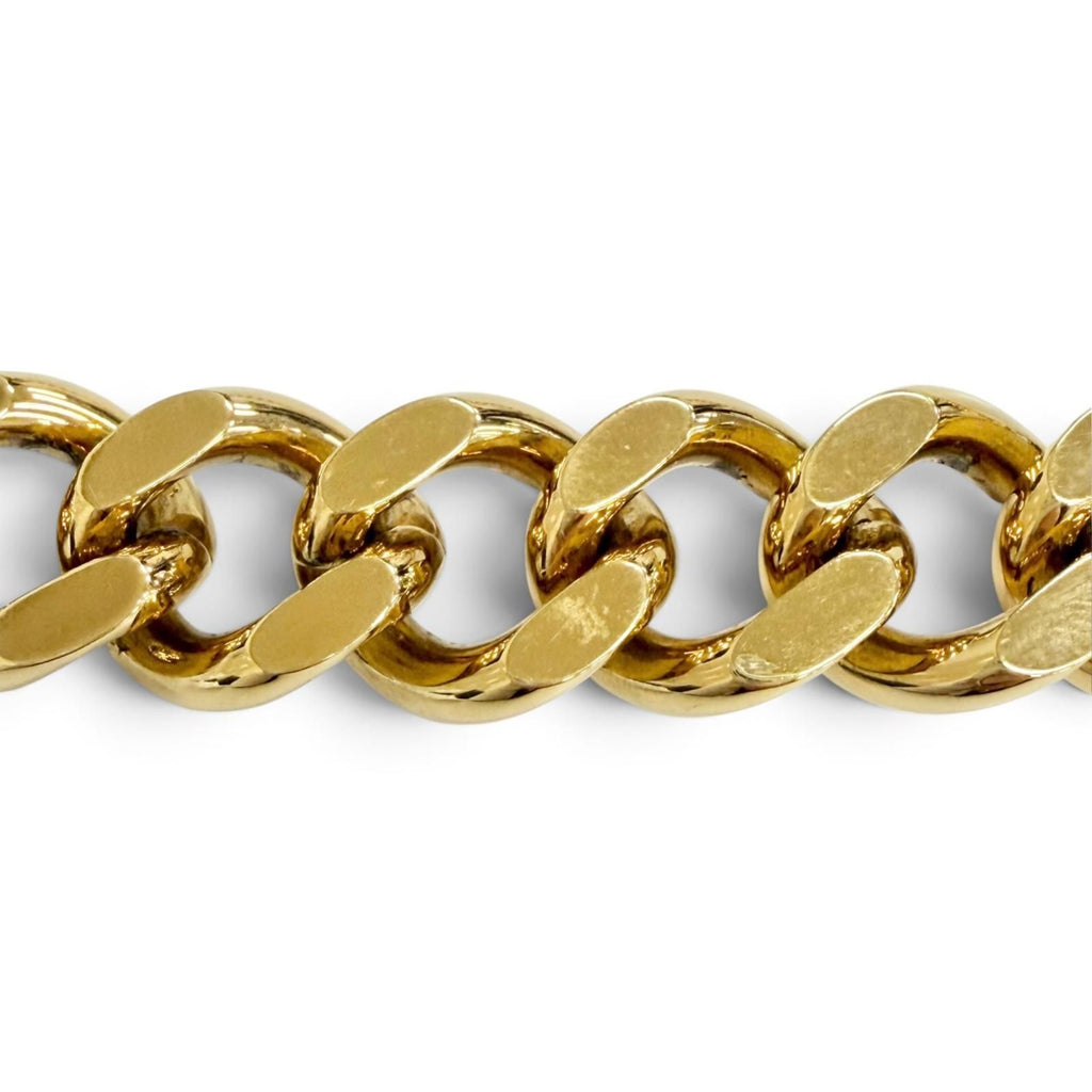 Chanel Vintage CC Logo Coin Motif Plate Chain Belt Gold — view 7