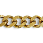 Chanel Vintage CC Logo Coin Motif Plate Chain Belt Gold — view 7