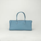 Hermes Paris Bombay 40 Tote Epsom Blue Jean Bleu Silver Travel Bag — view 3