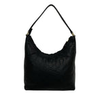 Gucci Guccissima GG Log Pattern Leather Shoulder Bag Mini Tote Black — view 3
