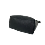 Gucci Guccissima GG Log Pattern Leather Shoulder Bag Mini Tote Black — view 8