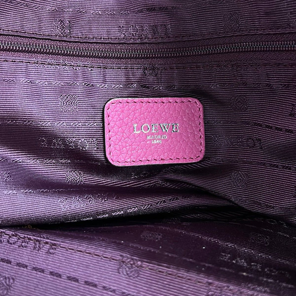 Loewe Handbag Alamo Addy Pink Orange Leather — view 8