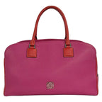 Loewe Handbag Alamo Addy Pink Orange Leather