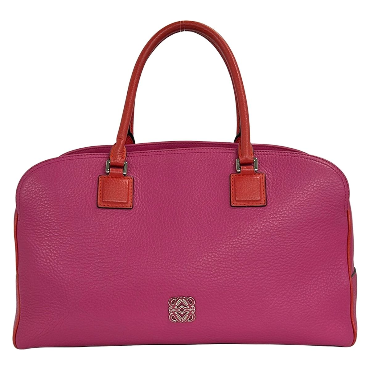 Loewe Handbag Alamo Addy Pink Orange Leather