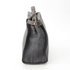 Fendi Peekaboo Leather 2-Way Shoulder Business Bag Indigo — view 3