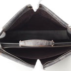 Fendi Peekaboo Leather 2-Way Shoulder Business Bag Indigo — view 6