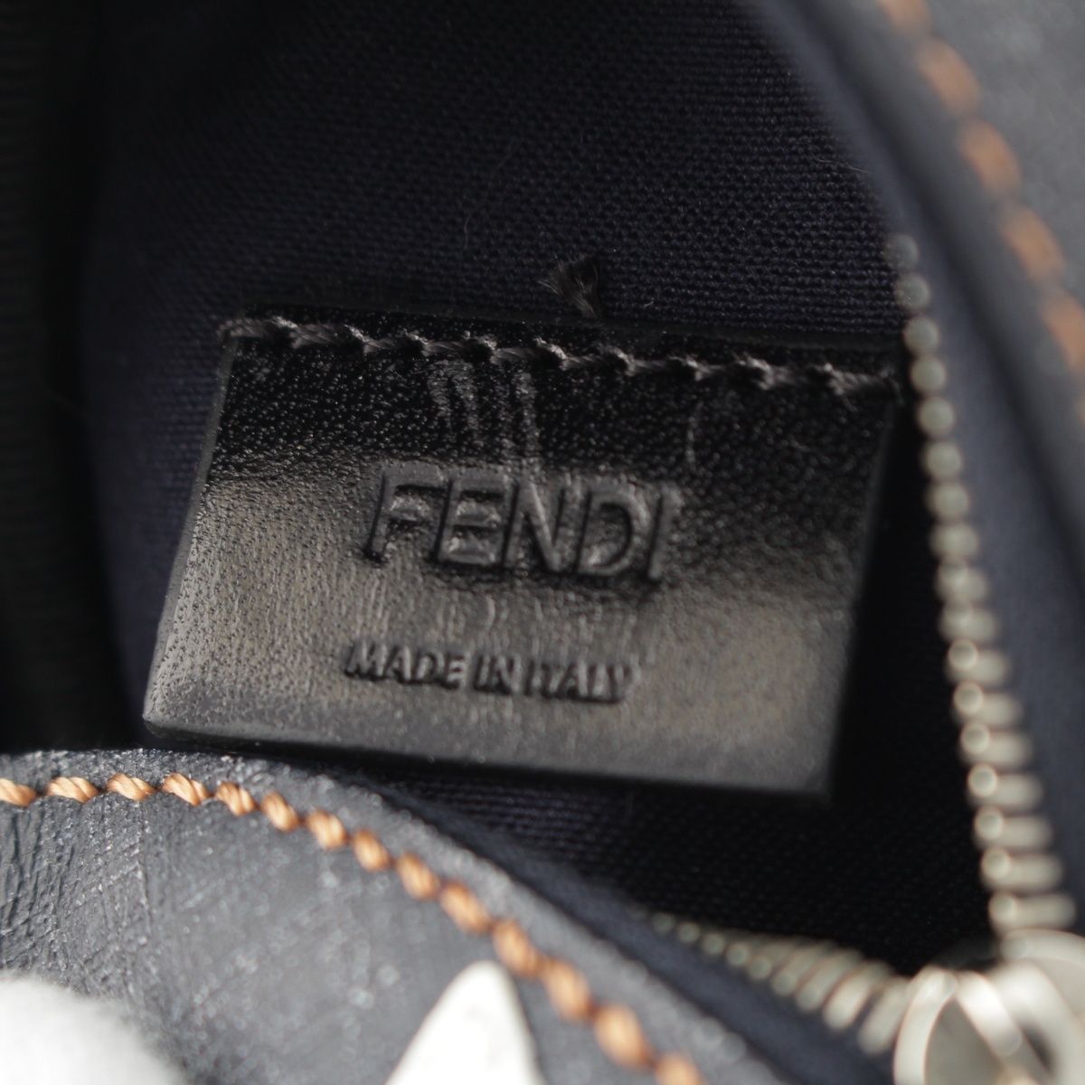 Fendi Bugsmon Star Pouch Charm Indigo — view 7