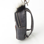 Fendi Bugsmon Star Pouch Charm Indigo — view 4