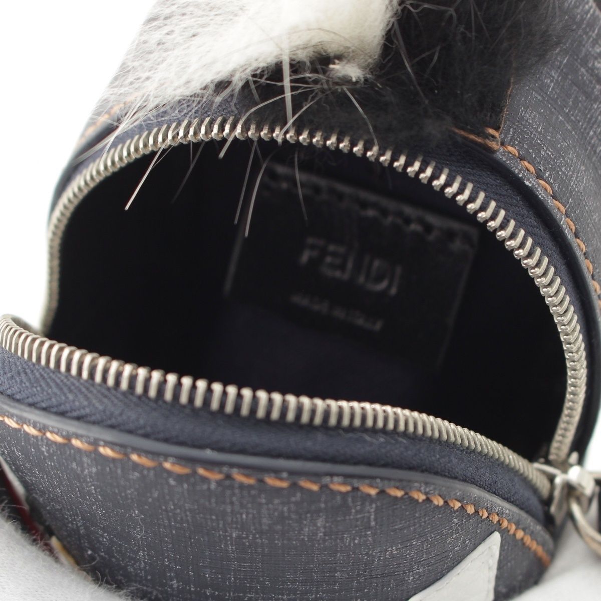 Fendi Bugsmon Star Pouch Charm Indigo — view 6