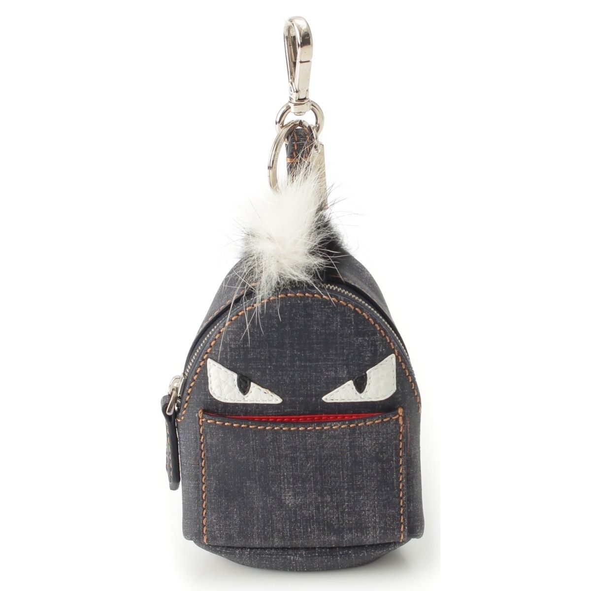 Fendi Bugsmon Star Pouch Charm Indigo