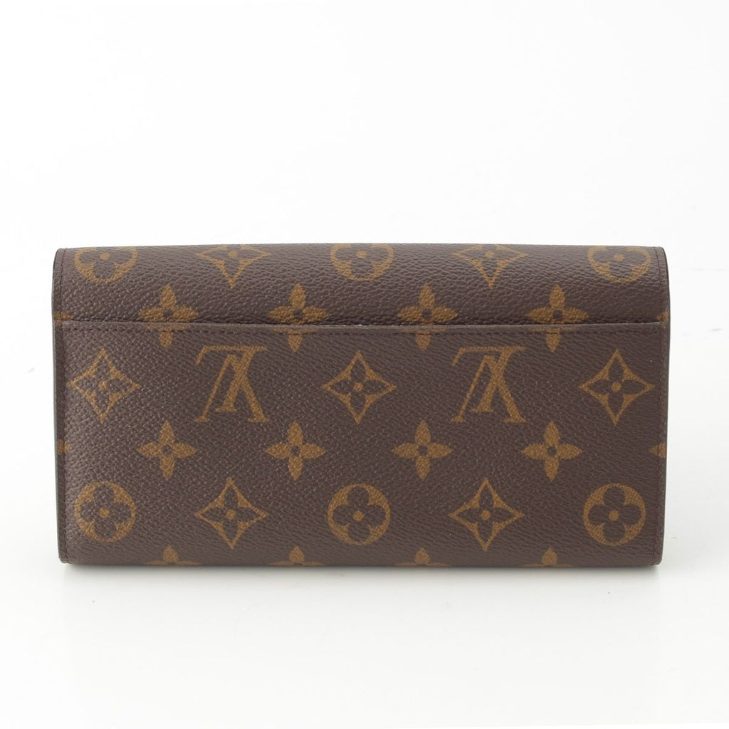 Louis Vuitton Portefeuille Sarah Monogram Wallet Brown — view 2