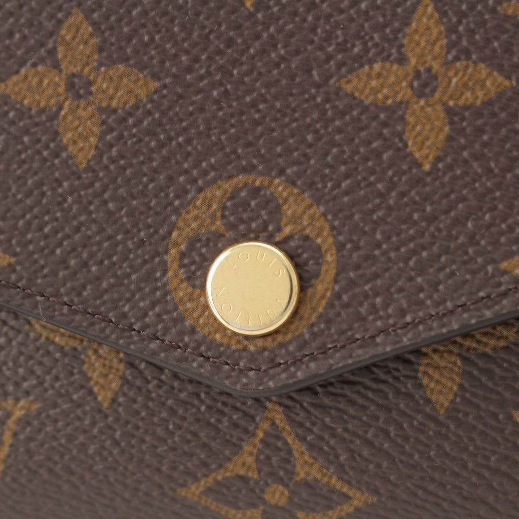Louis Vuitton Portefeuille Sarah Monogram Wallet Brown — view 6