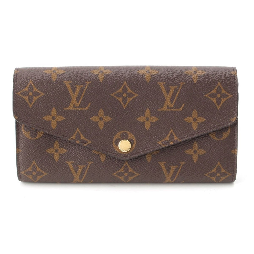 Louis Vuitton Portefeuille Sarah Monogram Wallet Brown