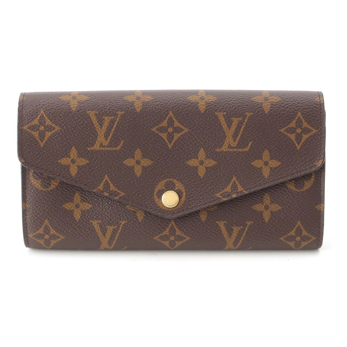 Louis Vuitton Portefeuille Sarah Monogram Wallet Brown