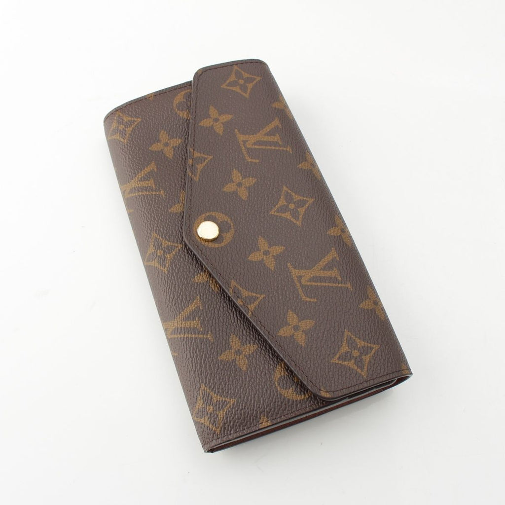Louis Vuitton Portefeuille Sarah Monogram Wallet Brown — view 3