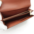 Louis Vuitton Portefeuille Sarah Monogram Wallet Brown — view 4