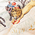 Hermes Carre 90 Cavaliers Peuls Pool Tribe Horseman Silk Scarf — view 7