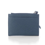 Fendi Selleria Leather FF Diamond Card Case Holder Fragment Blue — view 4